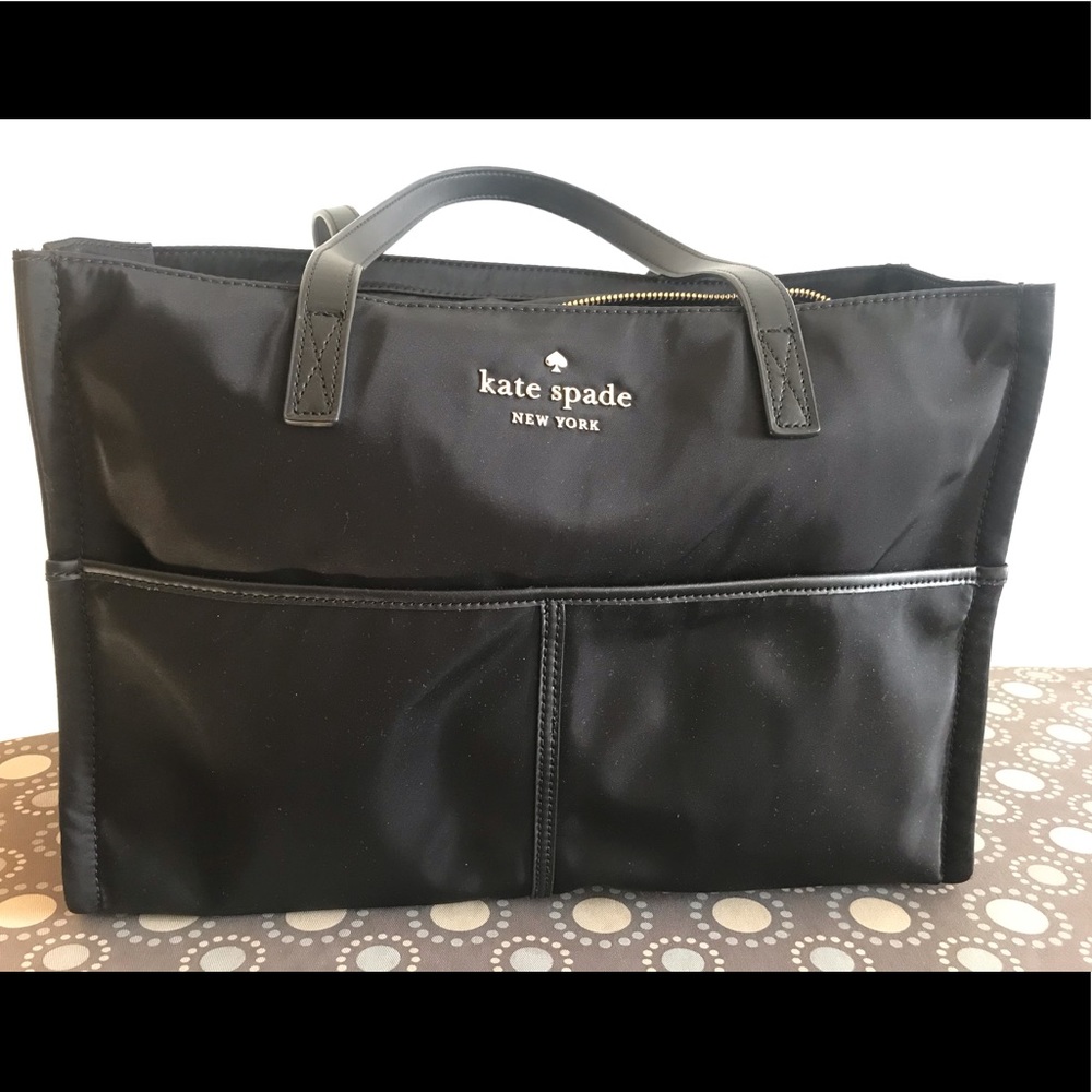 Kate Spade Nylon Shoulder Black Handbag